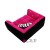 Hundesofa Pretty Pet Doggie Sofa Karree Couch Pink/Schwarz